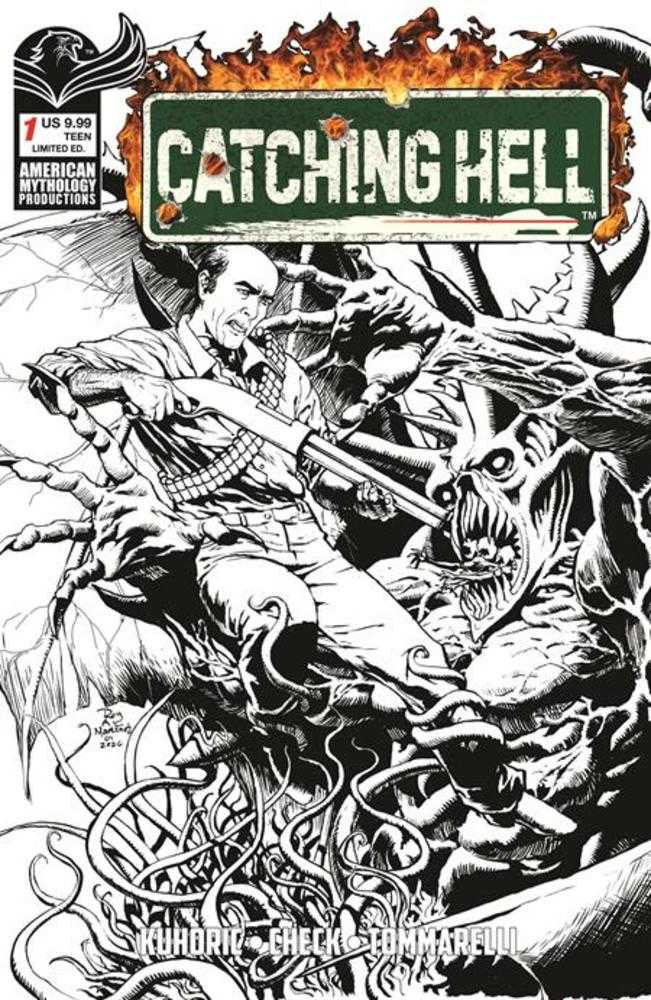 Catching Hell Feat Reggie Bannister #1 Cover F Roy Allan Martinez k